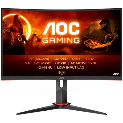 AOC Monitor LED CQ27G2S 27” Gaming C ...