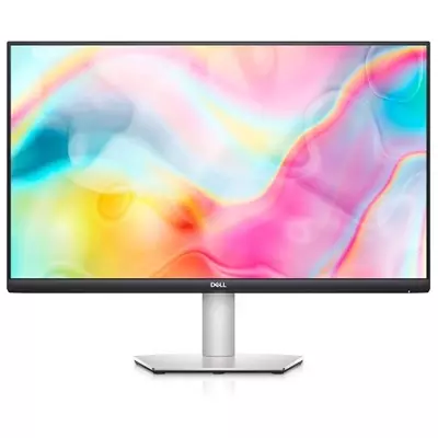 DELL Monitor S2722DC, 27" (16:9), IPS LED backlit, AG, 3H coating, 2560x1440 at 75Hz, 1000:1, 350 cd/m2, 4 ms (fast), 99% sRGB, Height, pivot (rotation), swivel, tilt, 2xHDMI, USB-C up to 65W, USB 3.2, Platinum Silver, 3y