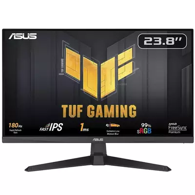 Asus TUF Gaming VG249Q3A 180Hz23.8",IPS,FHD,1ms,250cd,HDMIx2DP,Speaker,Tilt +23 -5,VESA 100x100.Crna