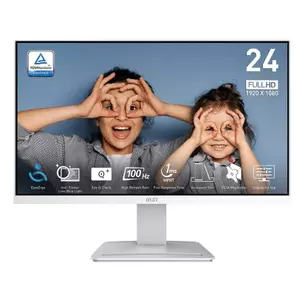 Monitor 24 MSI PRO MP2412W FHD VA 100Hz, Business bijeli