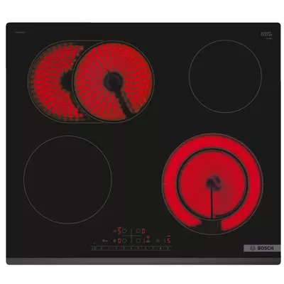 BOSCH Staklokeramička ploča Serie 6| 60cm, 1 X Ovalno, 1 X Prošireno BOSCH Staklokeramička ploča Serie 6| 60cm, 1 X Ovalno, 1 X Prošireno