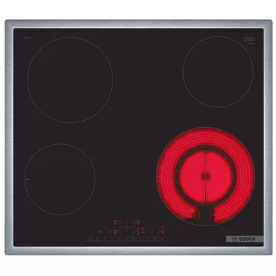 BOSCH Staklokeramička ploča Serie 6| 60 cm, INOX okvir 1 prošireno kolo BOSCH Staklokeramička ploča Serie 6| 60 cm, INOX okvir 1 prošireno kolo