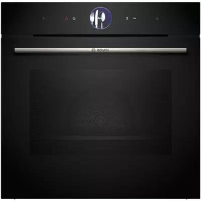 BOSCH pećnica Serie 8|CRNA, Dodavanje PARE, AirFryer, A+, AutoOFF, Glasnovne naredbe, HomeConnect BOSCH pećnica Serie 8|CRNA, Dodavanje PARE, AirFryer, A+, AutoOFF, Glasnovne naredbe, HomeConnect