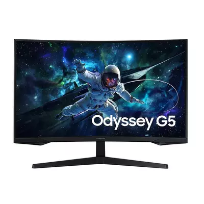 Samsung 27'' WQHD Odyssey Gaming G55C165Hz,1ms,300cd,HDMI,DP,HDR10,VESA 75x75,Tilt,Crna boja