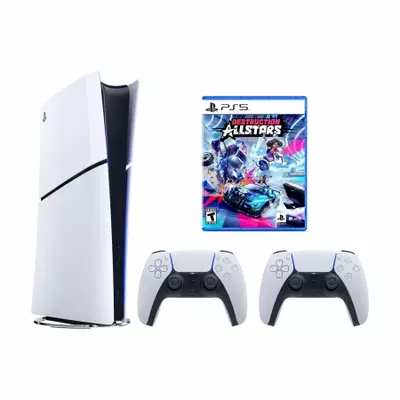 Sony Konzola Playstation 5 Slim + PS5 Dualsense Controller Wireless + Destruction AllStars PS5 Sony Konzola Playstation 5 Slim + PS5 Dualsense Controller Wireless + Destruction AllStars PS5