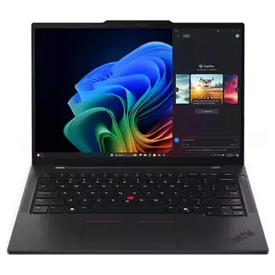 Lenovo ThinkPad T14 Gen 6, 14" (2880 x 1800) AG, Snapdragon X Elite X1E-78-100, 12C up to 3.4GHz, 64GB DDR5, 1TB SSD M.2 PCIe, Integrated Qualcomm GPU, Cam + Mic, 2x USB 3.2, 2x USB Type C THB 4, HDMI, Backlit KB, 58Wh, W11Pro, 3Yr Lenovo ThinkPad T14 Gen 6, 14" (2880 x 1800) AG, Snapdragon X Elite X1E-78-100, 12C up to 3.4GHz, 64GB DDR5, 1TB SSD M.2 PCIe, Integrated Qualcomm GPU, Cam + Mic, 2x USB 3.2, 2x USB Type C THB 4, HDMI, Backlit KB, 58Wh, W11Pro, 3Yr