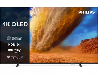 Philips 43PUS7810/12 4K QLED TV , 108 cm (43") TV, Pixel Precise Ultra HD, Titan OS smart platform, Dolby Atmos sound. Philips 43PUS7810/12 4K QLED TV , 108 cm (43") TV, Pixel Precise Ultra HD, Titan OS smart platform, Dolby Atmos sound.