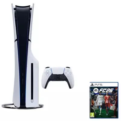 Sony PlayStation 5 Slim E chassis + igra EA SPORTS FC 26 PS5 Sony PlayStation 5 Slim E chassis + igra EA SPORTS FC 26 PS5