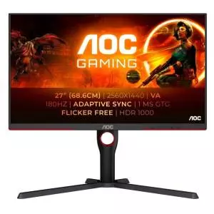 Monitor AOC Gaming Mini LED 27” VA, Q27G3XMN/BK Monitor AOC Gaming Mini LED 27” VA, Q27G3XMN/BK