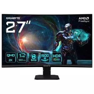 Monitor Gigabyte 27” GS27QCA 27” VA 1500R Monitor Gigabyte 27” GS27QCA 27” VA 1500R