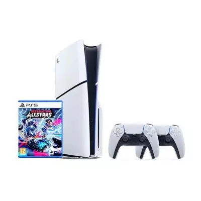 Sony PlayStation 5 Slim D chassis + PS5 Dualsense Controller + Destruction AllStars PS5